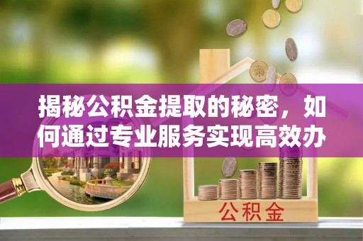 仙居揭秘公积金提取的秘密，如何通过专业服务实现高效办理？
