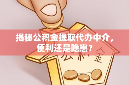 仙居揭秘公积金提取代办中介，便利还是隐患？