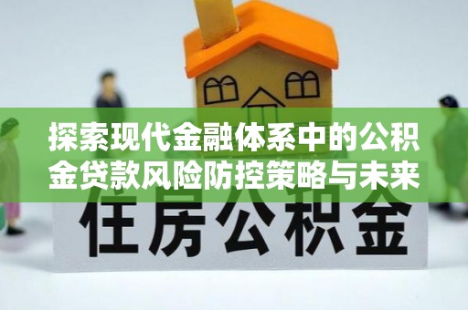 仙居探索现代金融体系中的公积金贷款风险防控策略与未来发展趋势