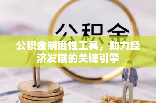 仙居公积金制度性工具，助力经济发展的关键引擎