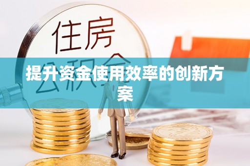 仙居提升资金使用效率的创新方案