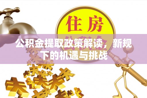 仙居公积金提取政策解读，新规下的机遇与挑战