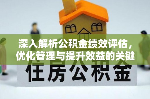 仙居深入解析公积金绩效评估，优化管理与提升效益的关键路径
