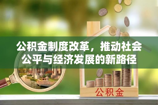 仙居公积金制度改革，推动社会公平与经济发展的新路径