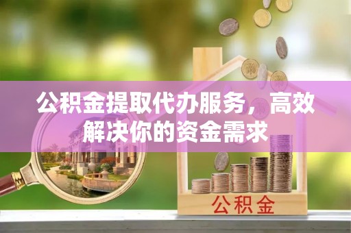 仙居公积金提取代办服务，高效解决你的资金需求