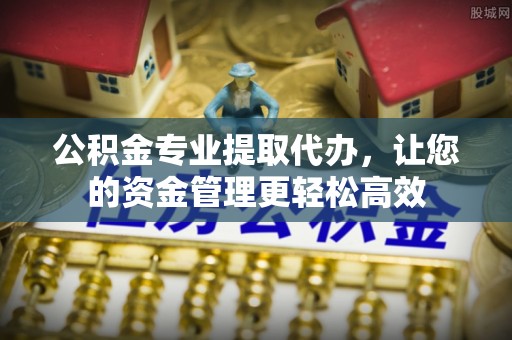 仙居公积金专业提取代办，让您的资金管理更轻松高效