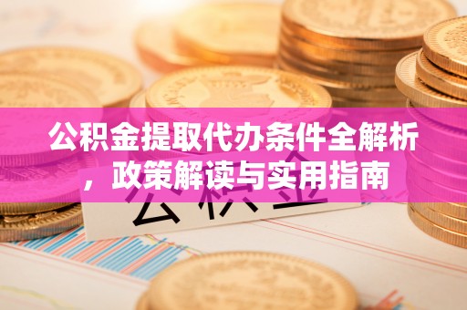 仙居公积金提取代办条件全解析，政策解读与实用指南