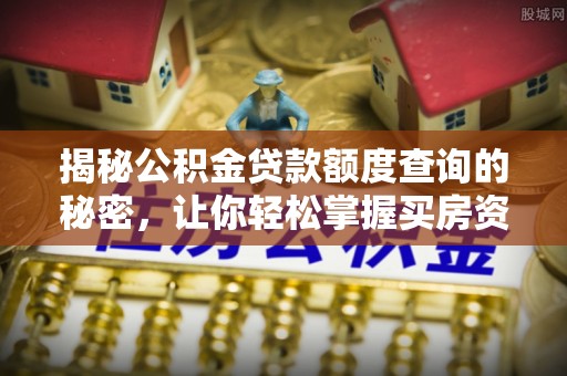 仙居揭秘公积金贷款额度查询的秘密，让你轻松掌握买房资金规划