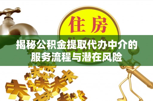 仙居揭秘公积金提取代办中介的服务流程与潜在风险