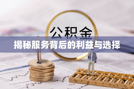 仙居揭秘服务背后的利益与选择