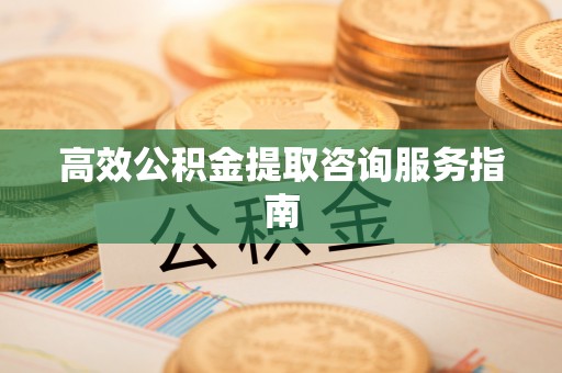 仙居高效公积金提取咨询服务指南