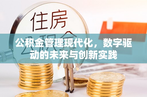 仙居公积金管理现代化，数字驱动的未来与创新实践