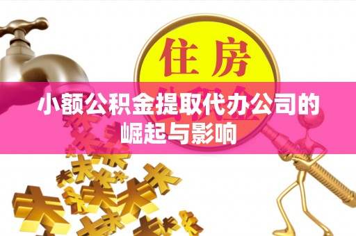 仙居小额公积金提取代办公司的崛起与影响