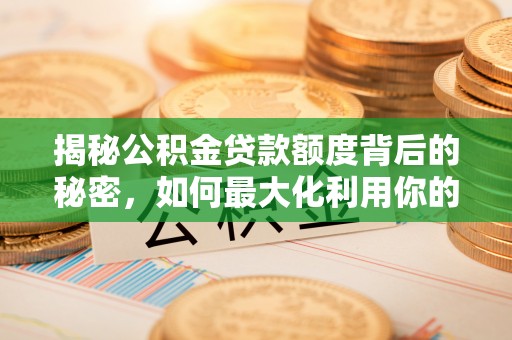 仙居揭秘公积金贷款额度背后的秘密，如何最大化利用你的福利？